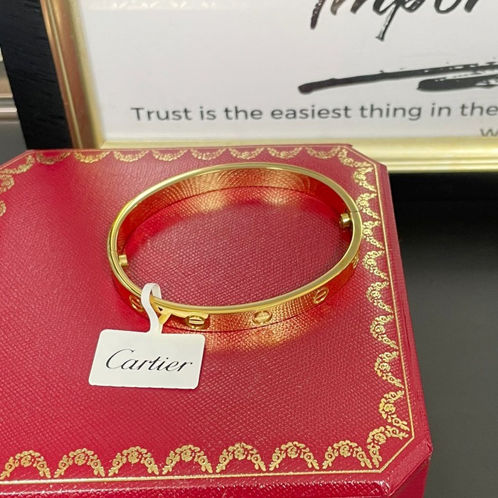 ラブブレスレット 18Kイエローゴールド B6035417 カップルブレスレット - ca0003z  Love Bracelet 18k Yellow Gold