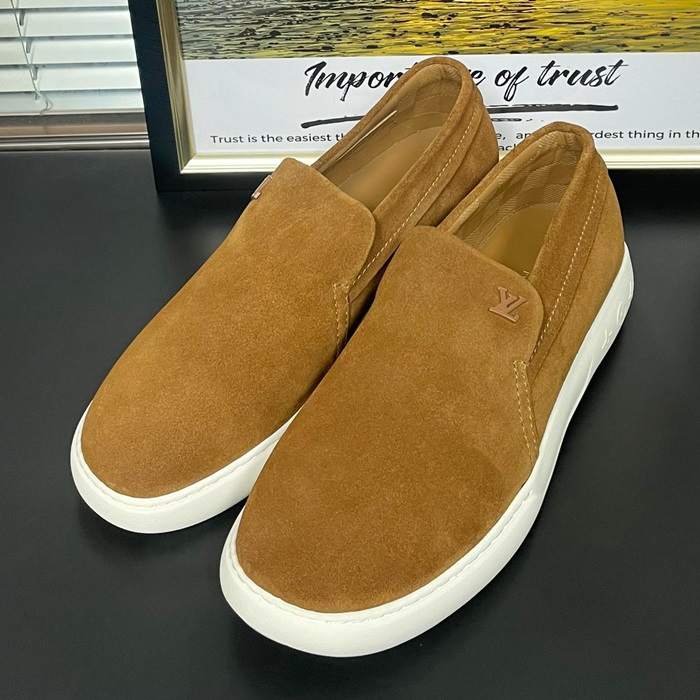 ルイヴィトン メンズ モダン キャメルローファー -  Camel- lv2081x