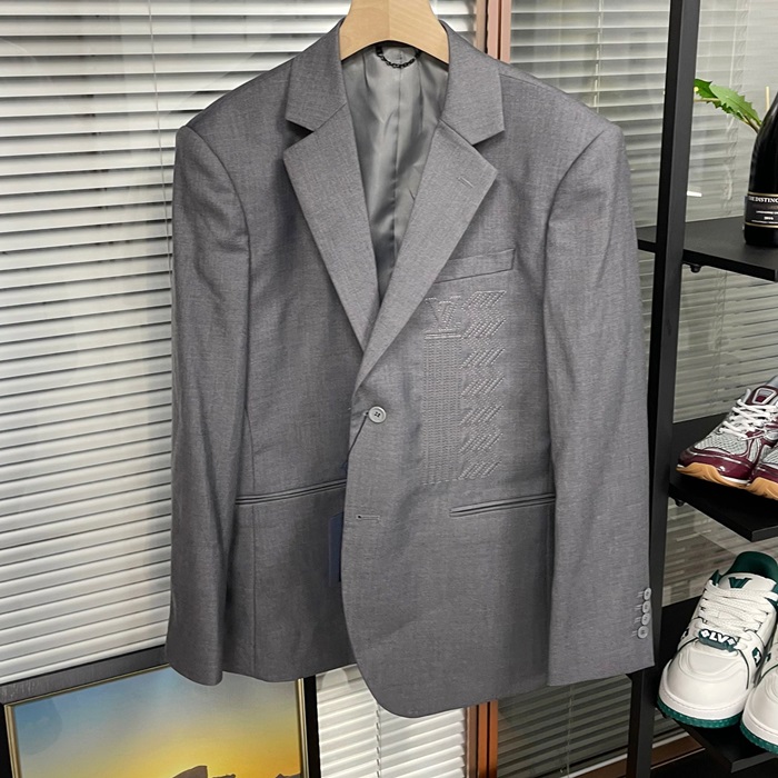 ルイヴィトン メンズ グレー スーツ ジャケット -  Gray - cl150x
