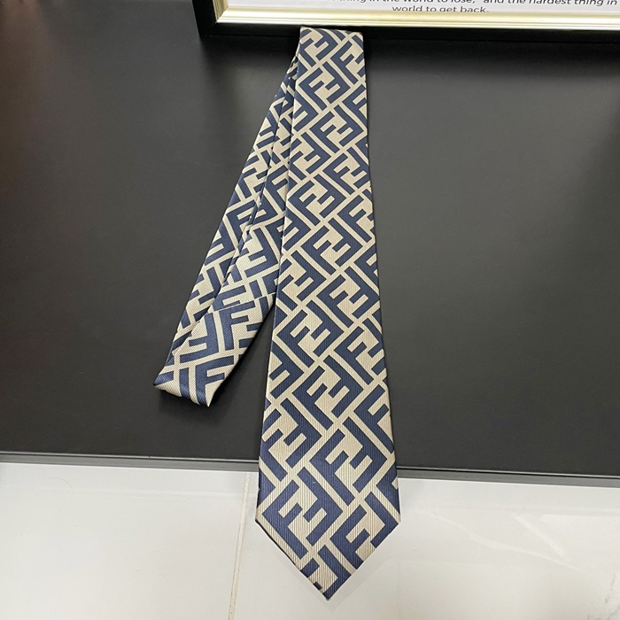 FENDI MENS NECKTIE GRAY - フェンディ メンズ ネクタイ FE0001