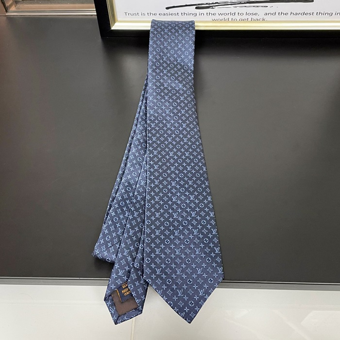 2023  MENS NECKTIE ネイビー - ルイヴィトン メンズ ネクタイ ネイビー lou00001