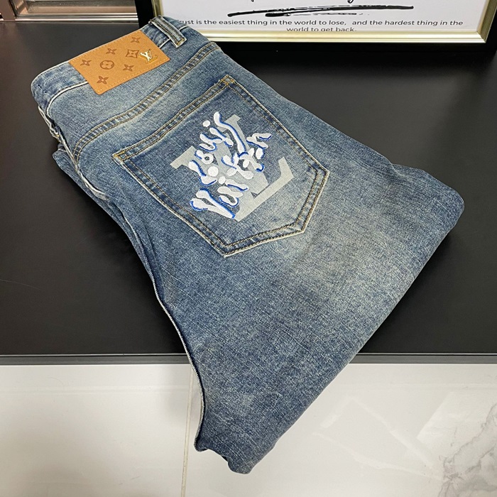 ルイヴィトン メンズ ブルー ジーンズ -   - lv2035x