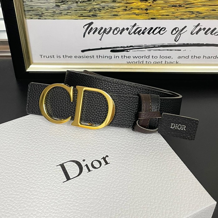   - ディオールメンズレザーベルト DIOBT0030,ブラック()