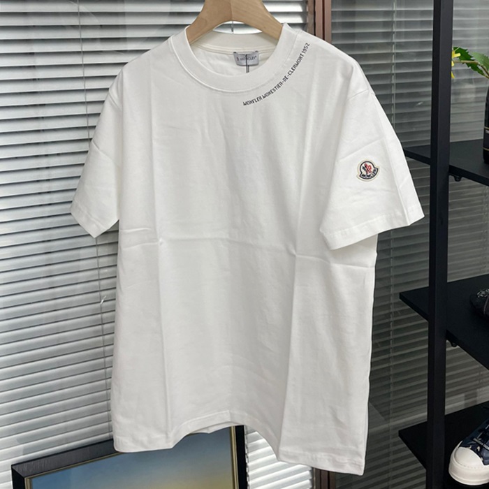 モンクレール メンズ ホワイト Tシャツ - White  - moc192x