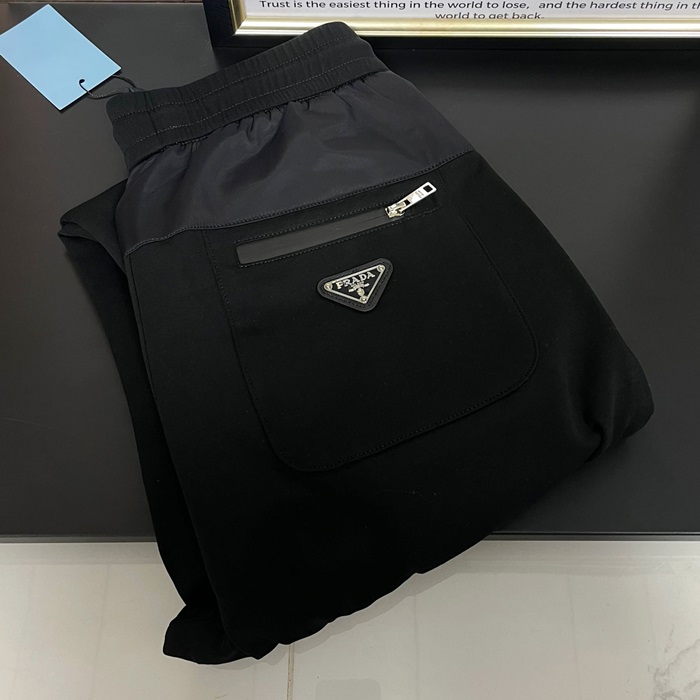 プラダ メンズ カジュアル ブラック パンツ - - pr0983x