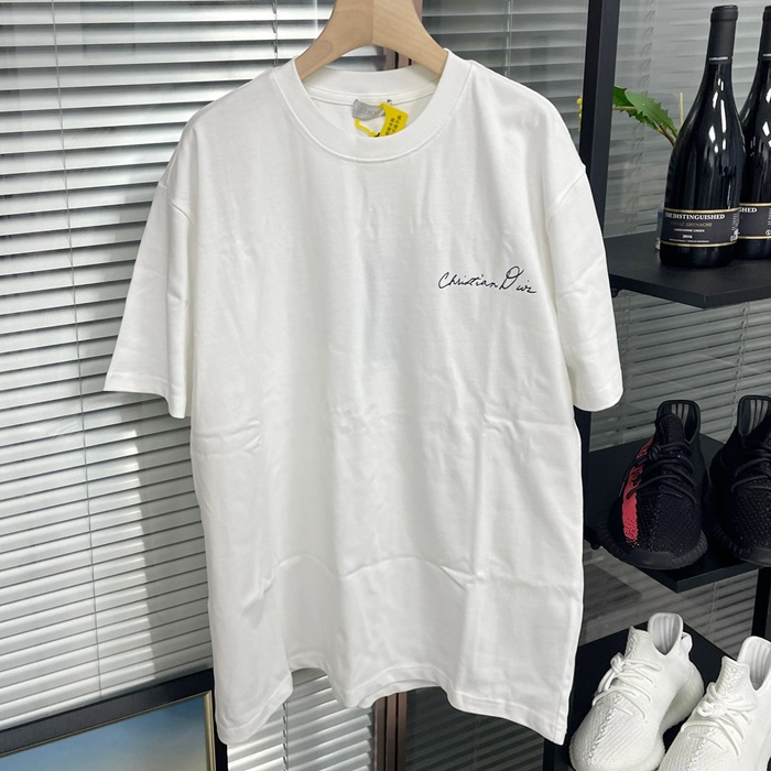 ディオール メンズ ホワイト 半袖Tシャツ -  White  - dic634x