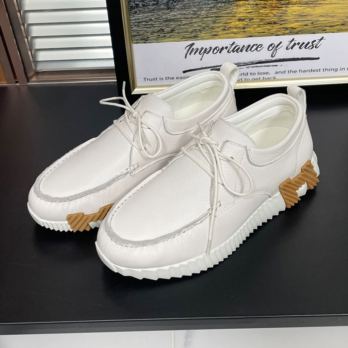 エルメス メンズ インクリス ホワイト スニーカー -  Increase White  - he0479x