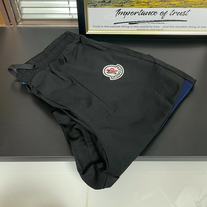 モンクレール メンズ ブラック ハーフパンツ - Monclear Half-pants - moc198x