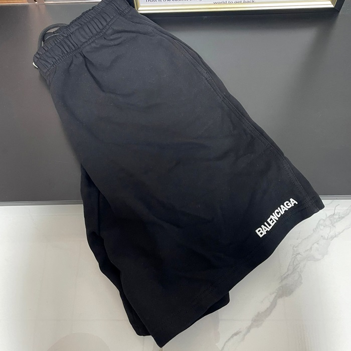   Half - バレンシアガメンズ LOGO トレーニング ハーフパンツ Bal01021x Size(xs - l) ブラック