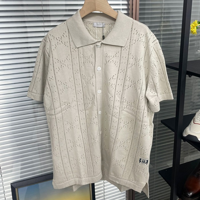 ディオール メンズ ベージュ 半袖Tシャツ -   - dic961x