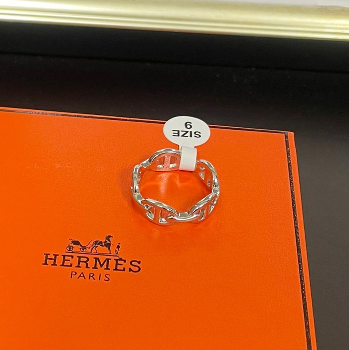  /Rose Gold ring - エルメス レディース ホワイト ゴールド リング Her0006