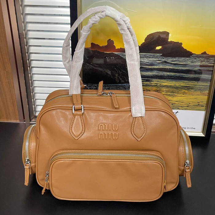 ミュウミュウ レディース ナッパ ハンドルバッグ -   Nappa Handle - mib2058x