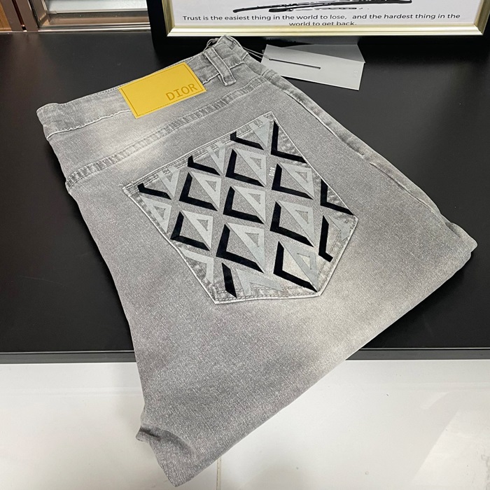 ディオール メンズ グレー ジーンズ -  Gray - di720x