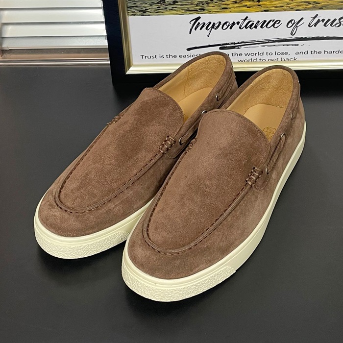 ブルネロクチネリ メンズ ブラウンローファー -  Cucinelli Brown- brs785x