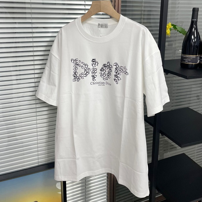 ディオール メンズ ホワイト 半袖Tシャツ -  White  - dic581x