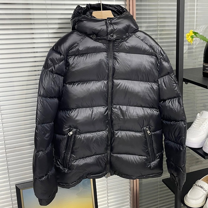 2019 Patch  - モンクレールメンズ パッチ LOGO モダン ダックダウン パディング Moc01221x.ブラック