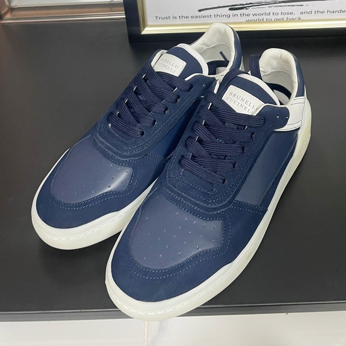 ブルネロクチネリ メンズ ネイビー スニーカー -  Cucinelli  - brs999x