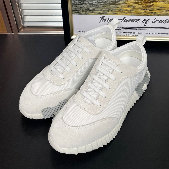 エルメス ユニセックス バウンシング スニーカー  - White  - he316x