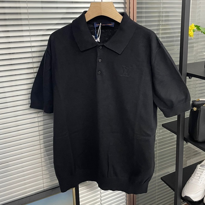 ルイヴィトン メンズ ブラック ポロ Tシャツ -   - lvc392x