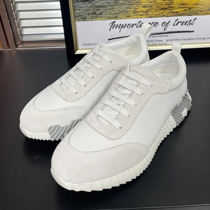 エルメス ユニセックス バウンシング スニーカー  - White  - he316x