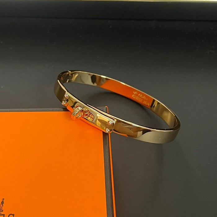 エルメス レディース ゴールド ブレスレット -   Gold Bangle - acc1604x