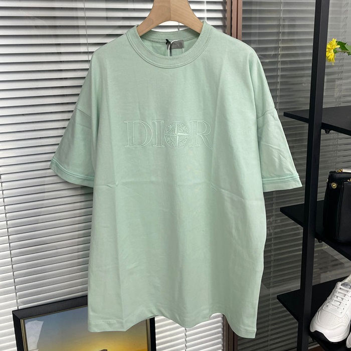ディオール メンズ ミント 半袖Tシャツ -  Mint  - dic1056x