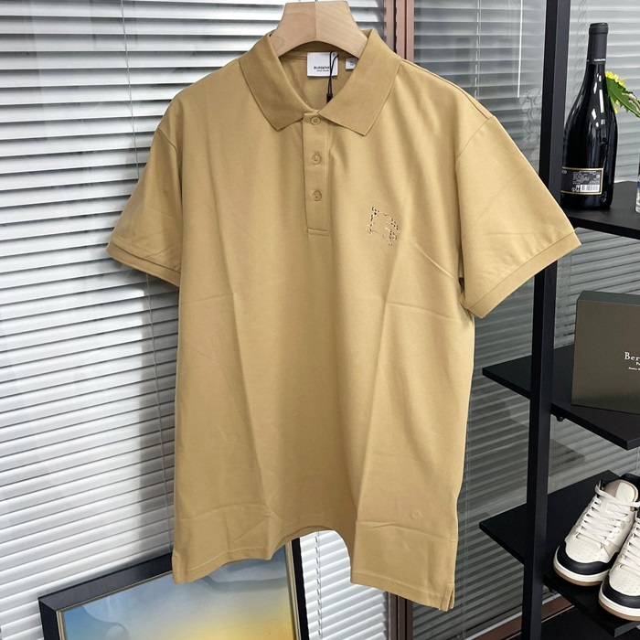 バーバリー メンズ ベージュ 半袖 ポロ Tシャツ - Polo  - buc341x