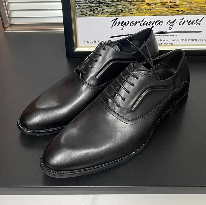 ,LOUS1081 - ルイヴィトンメンズレザーオックスフォードブラック