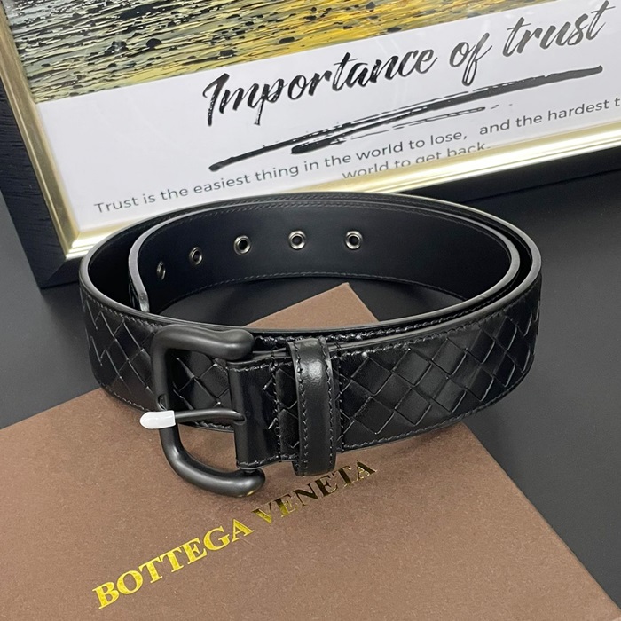 2019  Continental - ボッテガヴェネタ イントレッチアート メンズ ベルト Bot0037x.Size(3.5cm/3.8cm).2(ブラックシルバー/ブラック)