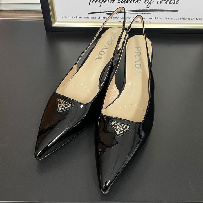 Prada  High Heel Sandal,PRAS0758 - プラダレディースレザーハイヒール サンダルブラック