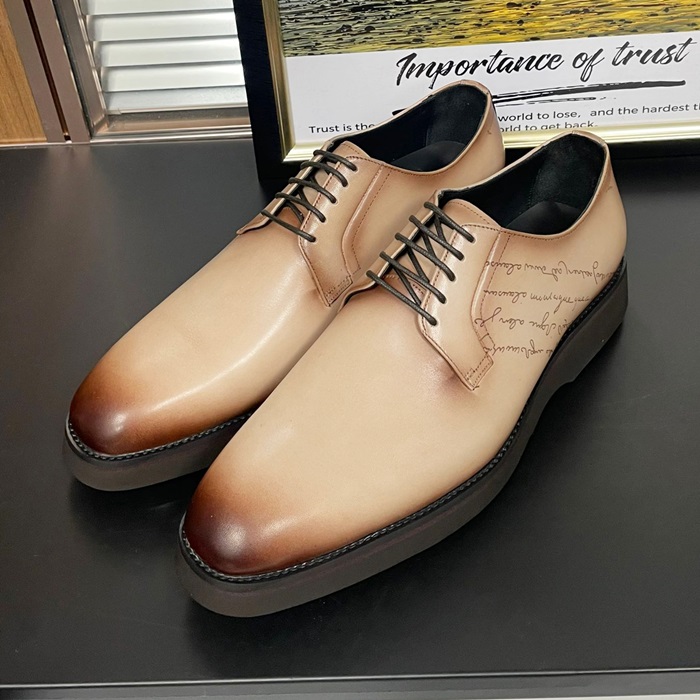 ベルルッティ メンズ キャメル オックスフォード - Camel Oxford - ber189x
