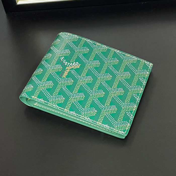 ゴヤール ユニセックス グリーン ビクトワール 二つ折り財布 - Victoire s - gow52x