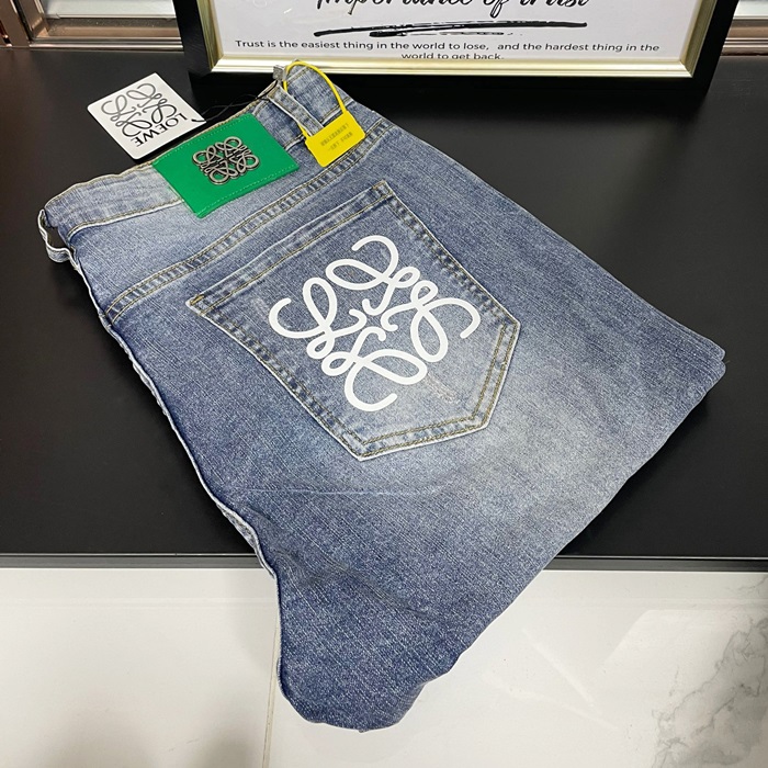 ロエベ メンズ ブルー ジーンズ -  - loe698x