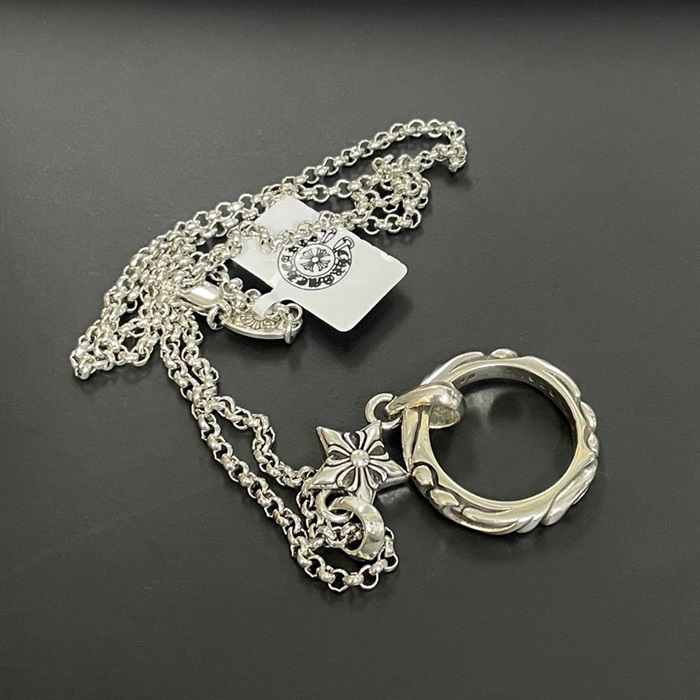 クロムハーツ スターリング シルバー ネックレス CR022, JASON