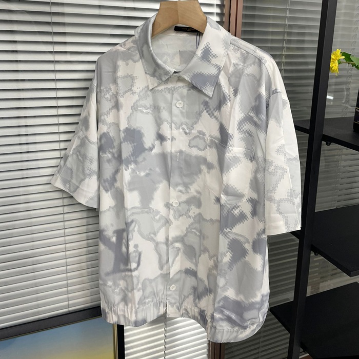 ルイヴィトン メンズ ブルー 半袖 シャツ -   Shirts - lvc888x