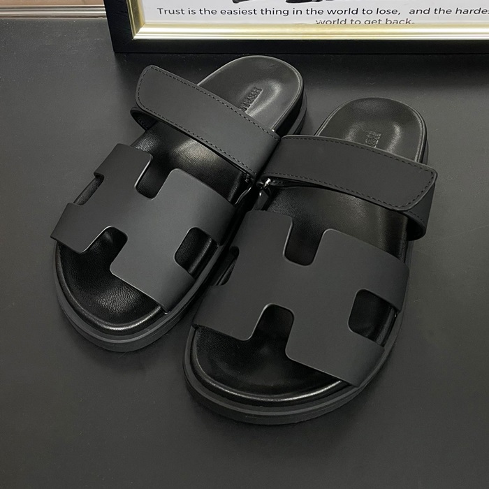 エルメス レディース ブラック シフレ -   Chypre - hes992x