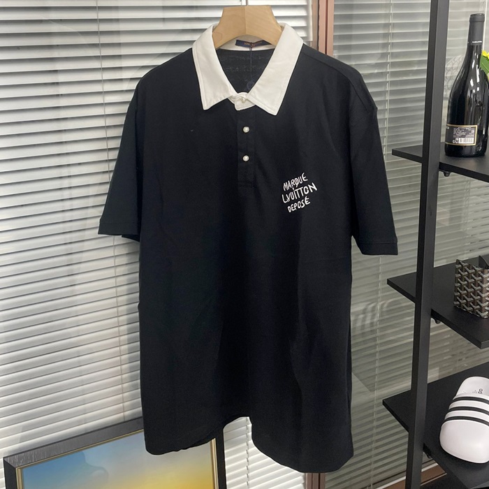 ルイヴィトン メンズ ブラック 半袖Tシャツ -   - lvc509x