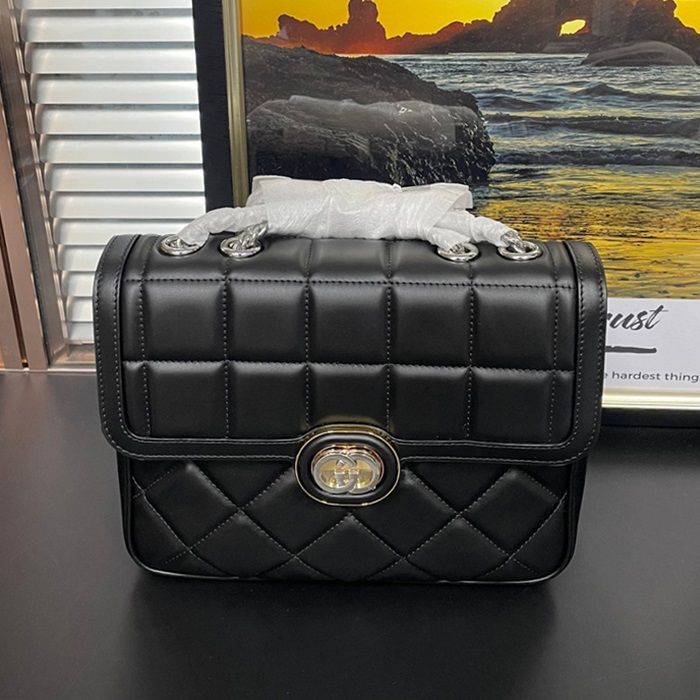 グッチ レディース ブラック デコスザンナ バッグ - Deco - gub1655x