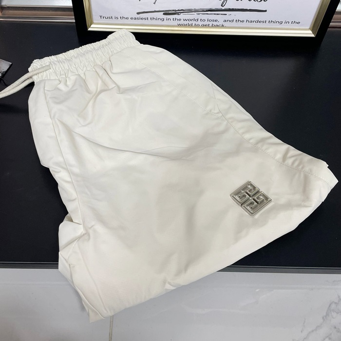 ジバンシィ メンズ ホワイト ハーフパンツ - Givenchy White Half-pants - gic358x