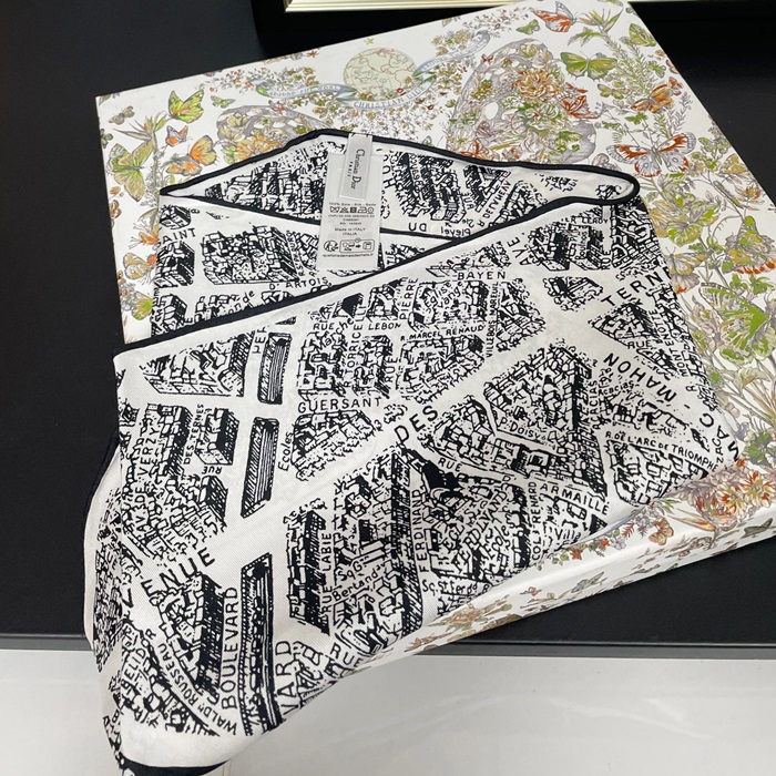 ディオール レディース ブラック スカーフ -   - acc2319x