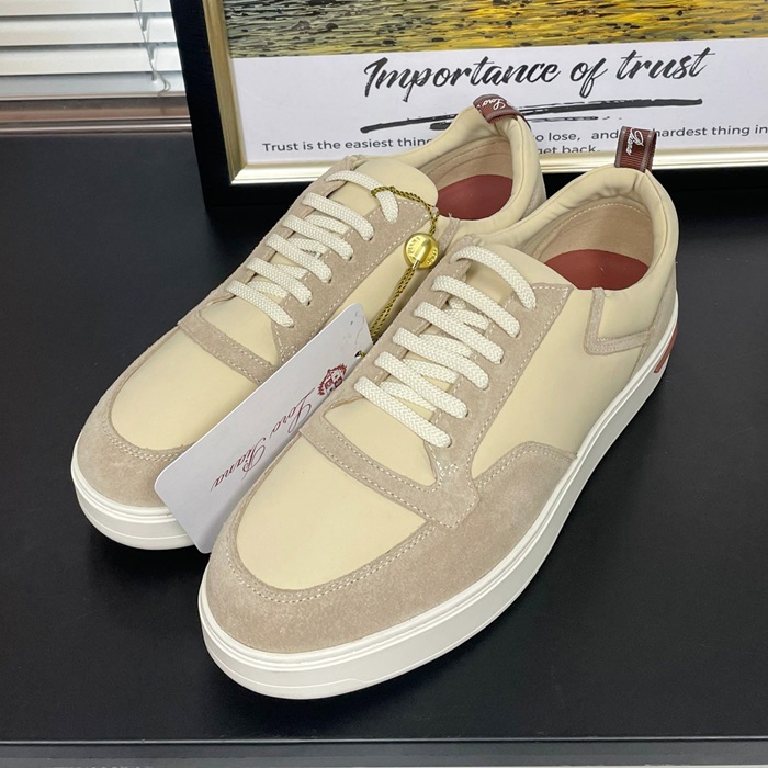 ルルレモン メンズ アイボリー スニーカー -  Ivory  - sh34x