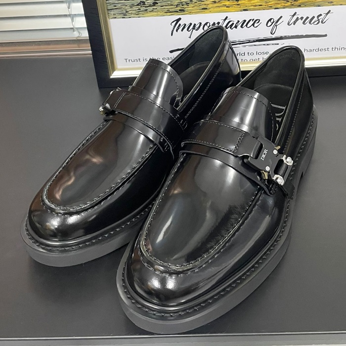 ディオール メンズ B67 カーフスキン ダービーシューズ  - - di741x