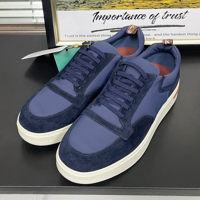 ルルレモン メンズ ネイビー スニーカー -   - sh35x