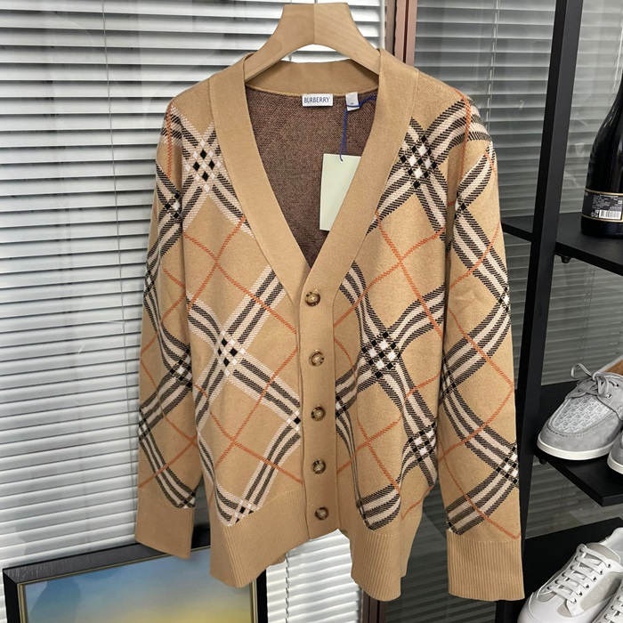 バーバリー メンズ Vネック カーディガン -   - buc2129x