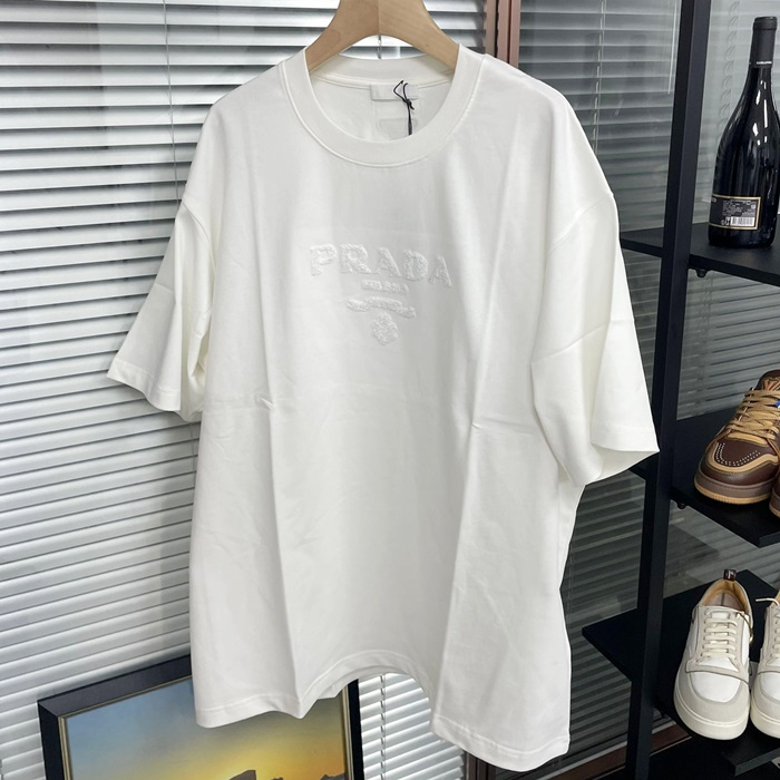 プラダ メンズ ラウンドネック半袖Tシャツ -  - prc1473x