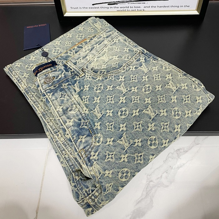 ルイヴィトン メンズ ブルー ジーンズ -   - lvc2145x