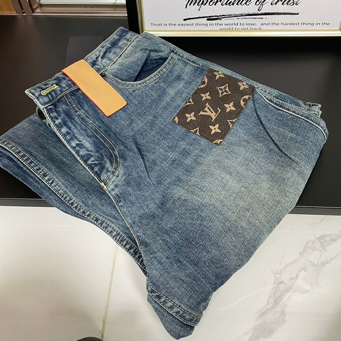 ルイヴィトン メンズ ブルー ジーンズ -   - lvc485