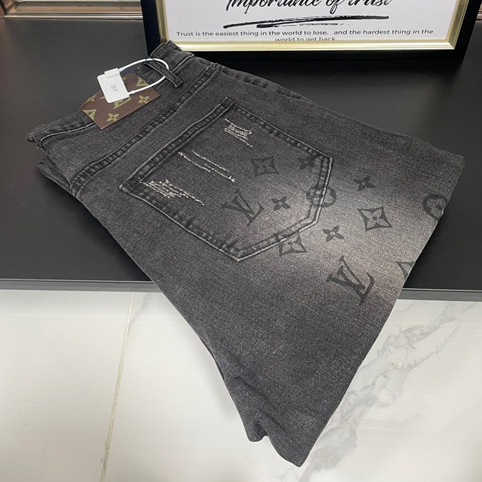 ルイヴィトン メンズ ブラック ジーンズ -  - lv196x