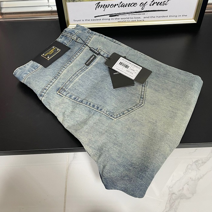  ディーアンドジー メンズスリム ジーンズ - dol132x