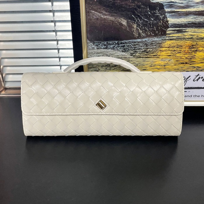 ボッテガヴェネタ レディース ホワイト クラッチバッグ -  White - bvb2147x